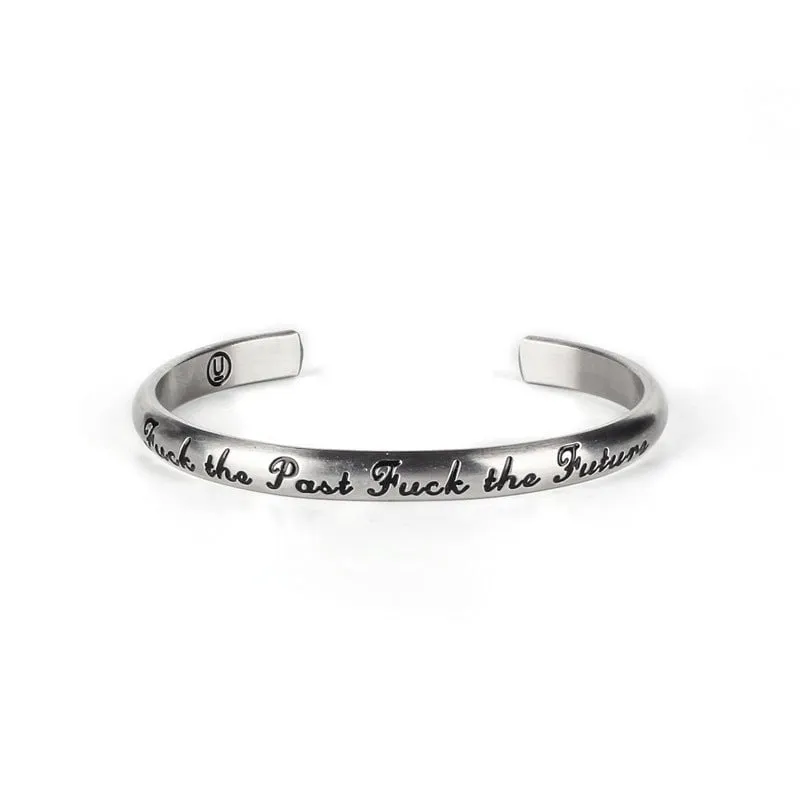Mens Personalized Retro Titanium Steel Bracelet
