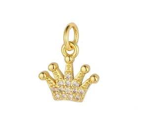Mini Blingy Crown Charm