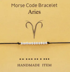 Morse Code Bracelet - Zodiac