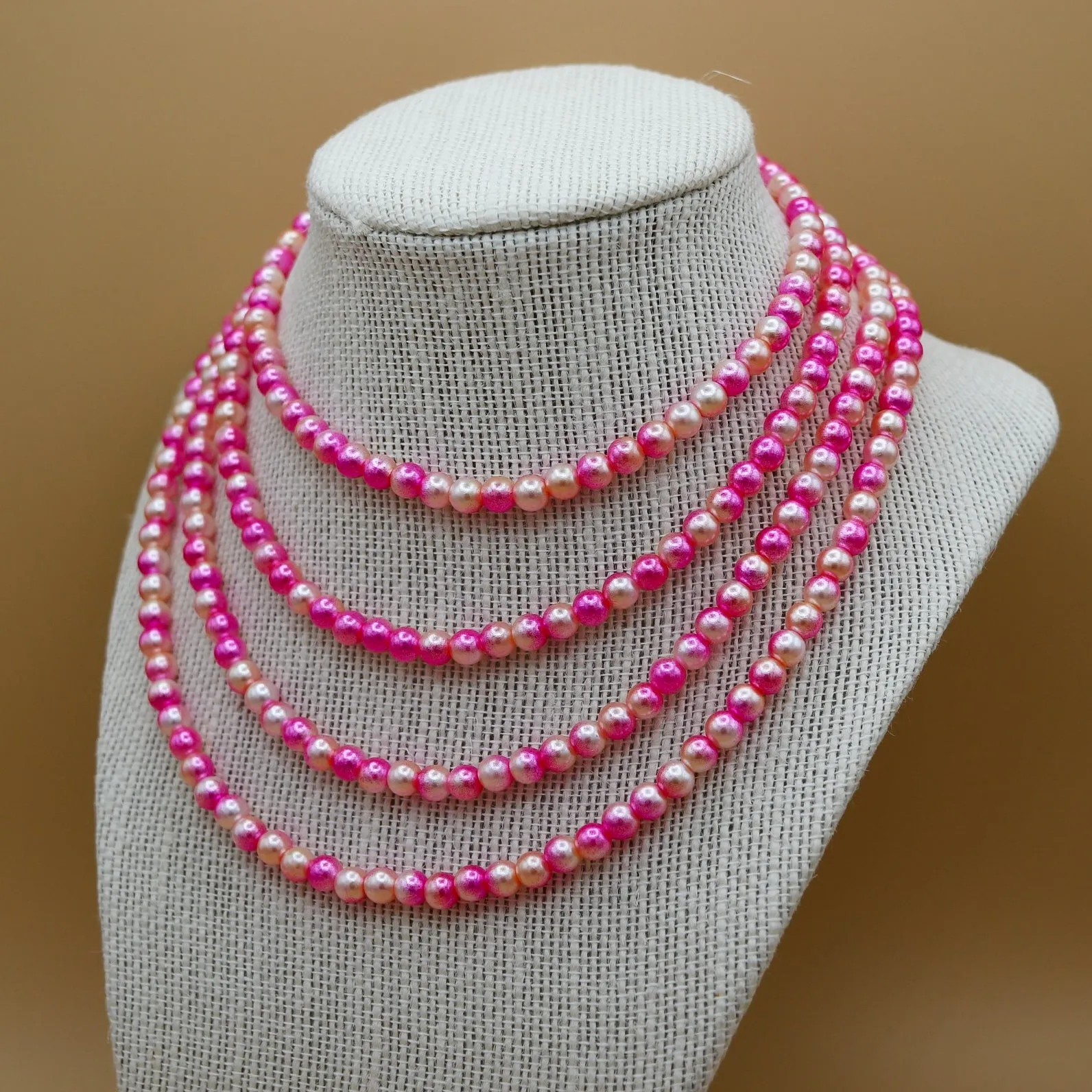 MTO | Necklace | Dainty Faux Pearl | Mimosa Swirl
