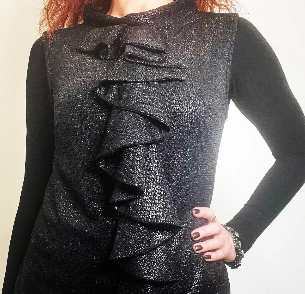 Muse Top - Snakskin sparkle