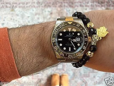 Namaste Jewelry Gold Fatima Buddah Hand Hamsa OM Yoga Evil Eye Free Bracelet