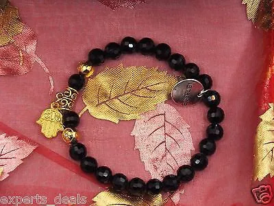Namaste Jewelry Gold Fatima Buddah Hand Hamsa OM Yoga Evil Eye Free Bracelet
