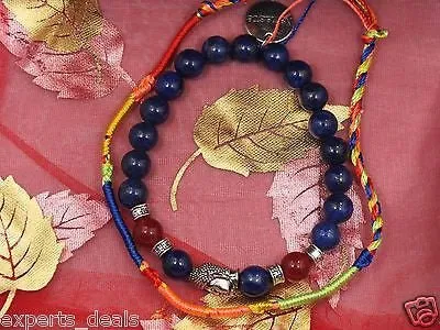 Namaste Jewelry Lapis Lazuli Lava Stone Buddah Head Hamsa Energy Free Bracelet