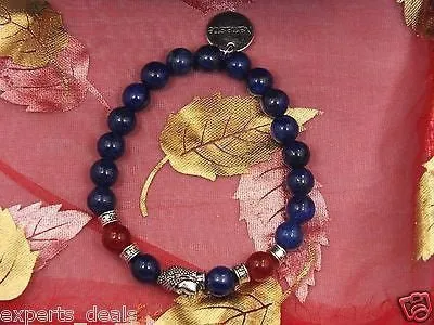Namaste Jewelry Lapis Lazuli Lava Stone Buddah Head Hamsa Energy Free Bracelet