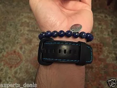 Namaste Jewelry Lapis Lazuli Lava Stone Buddah Head Hamsa Energy Free Bracelet