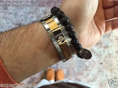 Namaste Jewelry Lava Stone Buddah Hand Evil Eye Yogi Hamsa Energy Free Bracelet