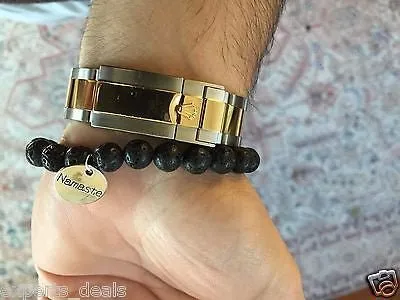 Namaste Jewelry Lava Stone Buddah Hand Evil Eye Yogi Hamsa Energy Free Bracelet