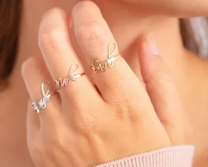 Name Ring - 18K Gold Vermeil