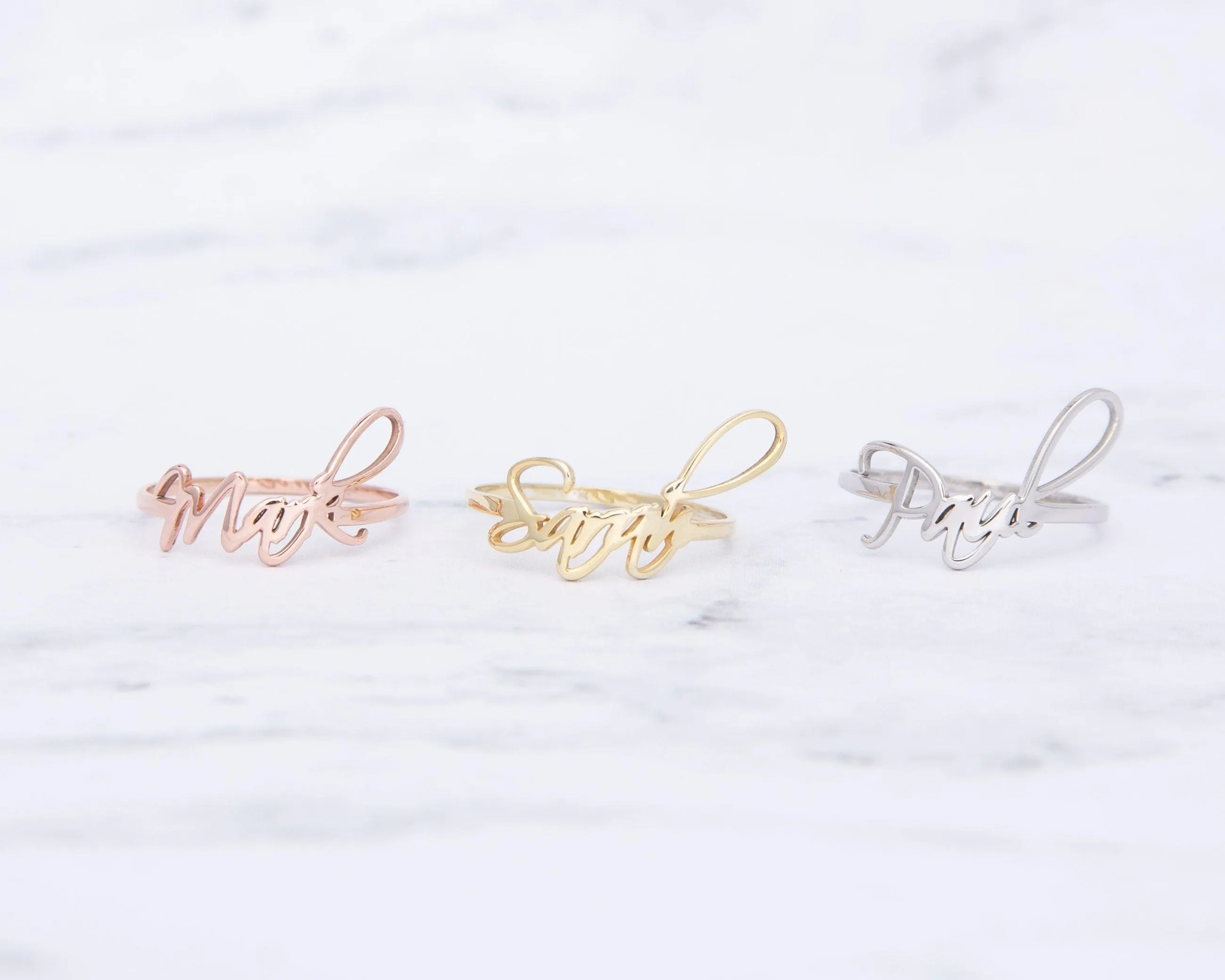 Name Ring - 18K Gold Vermeil