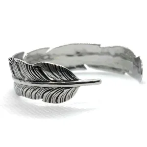 'Native American Leaf' Bangle Bracelet (#bangle012)