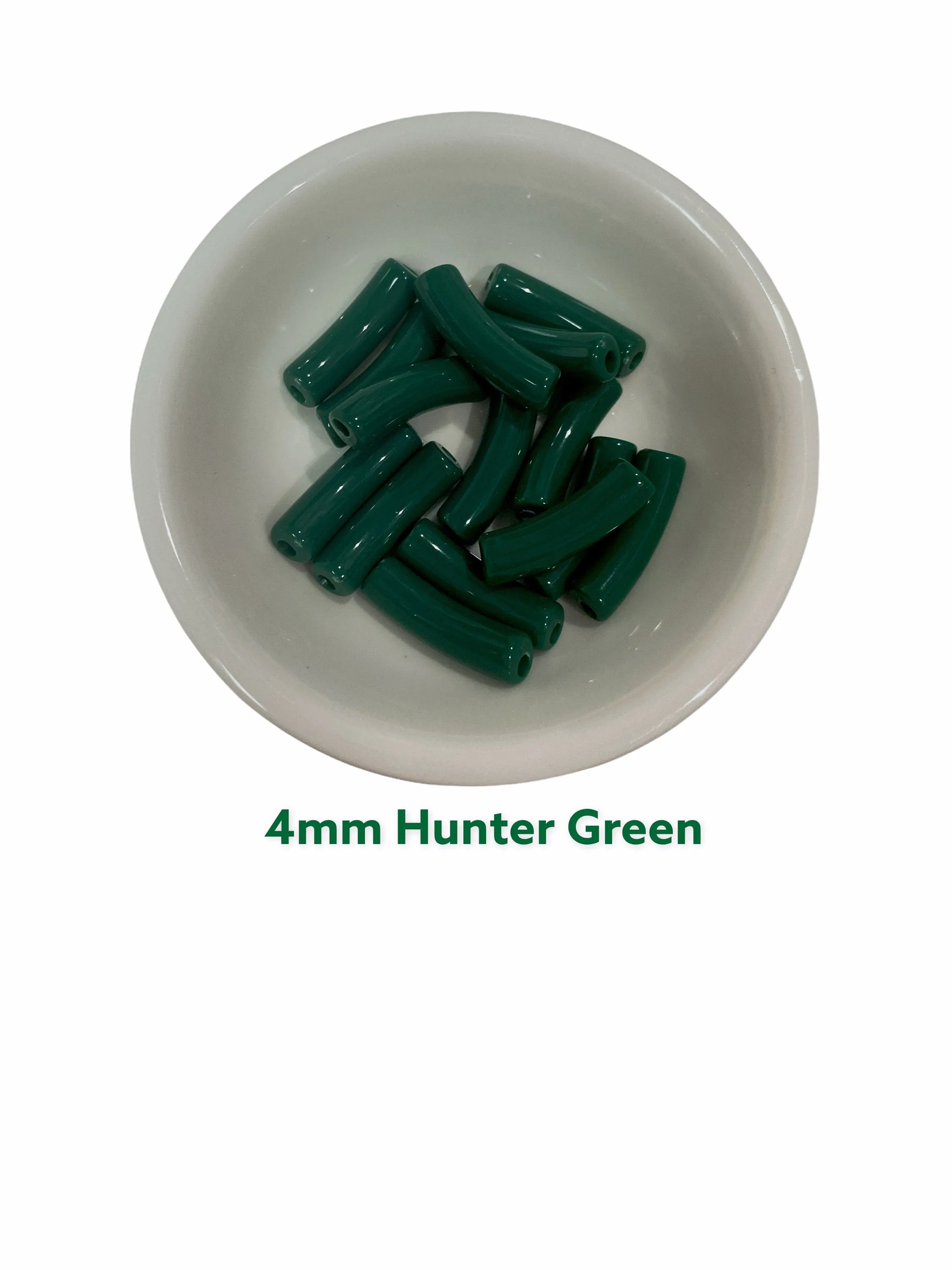 NEW- 4mm  Tube Bead ( 5mm) Tube Acrylic Bamboo Beads, Curved Tube Beads, Resin , Bracelet Bangle Acrylic Tube Bead Waterproof