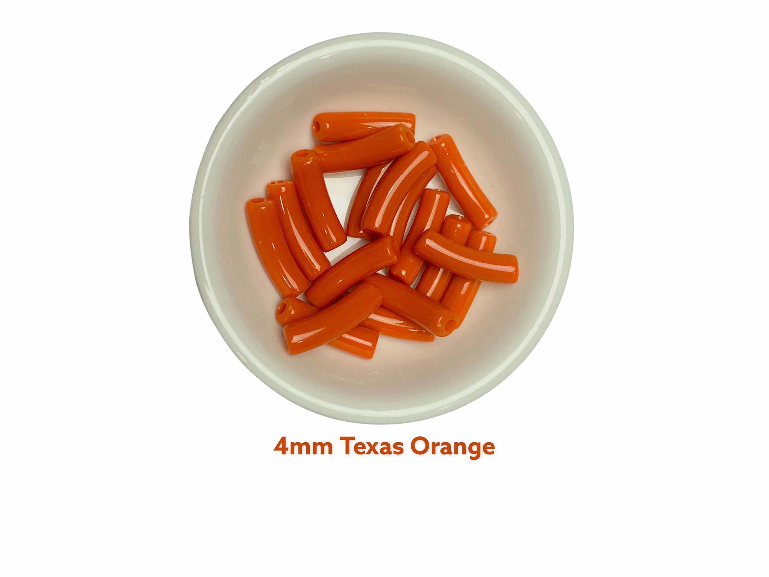NEW- 4mm  Tube Bead ( 5mm) Tube Acrylic Bamboo Beads, Curved Tube Beads, Resin , Bracelet Bangle Acrylic Tube Bead Waterproof
