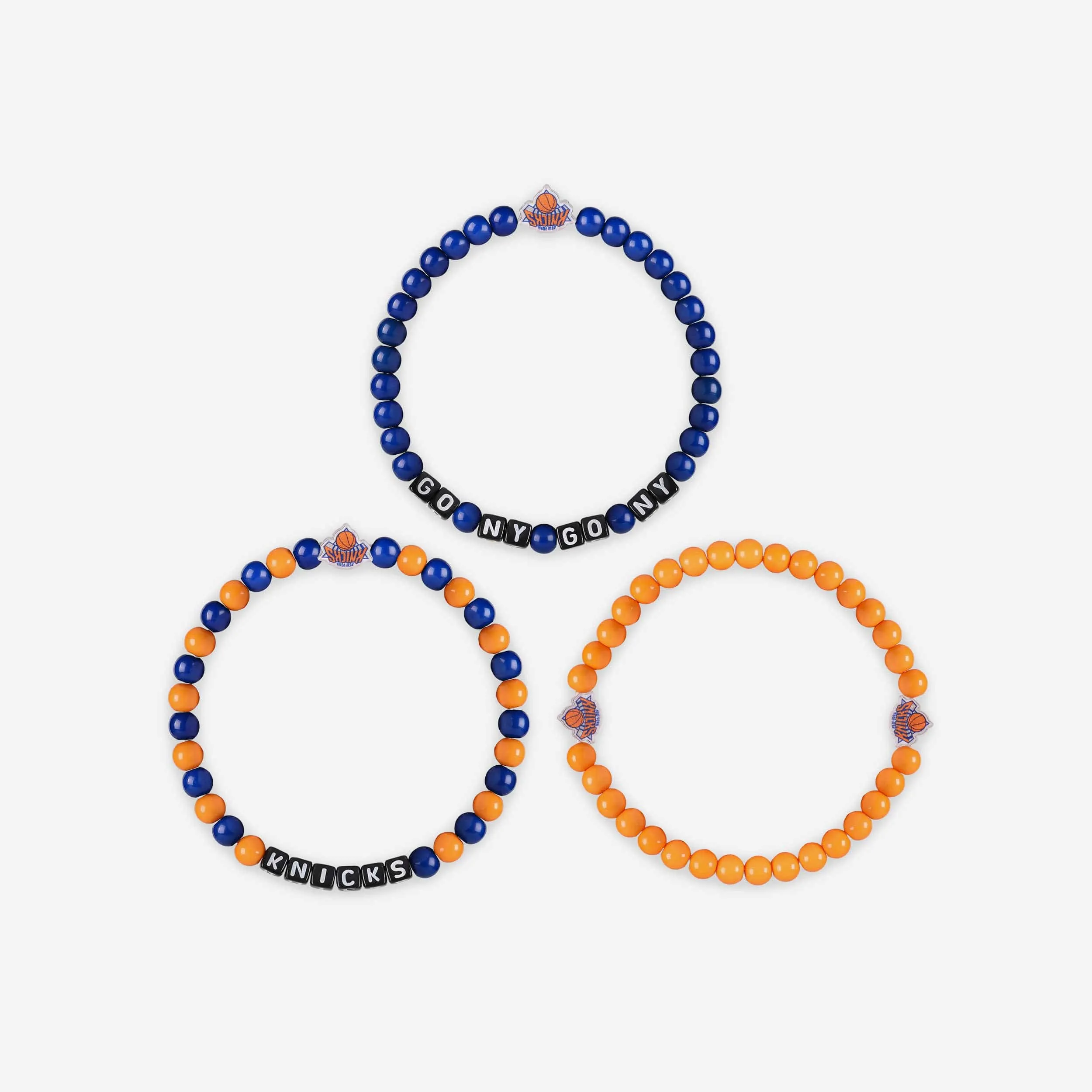 New York Knicks 3 Pack Beaded Friendship Bracelet