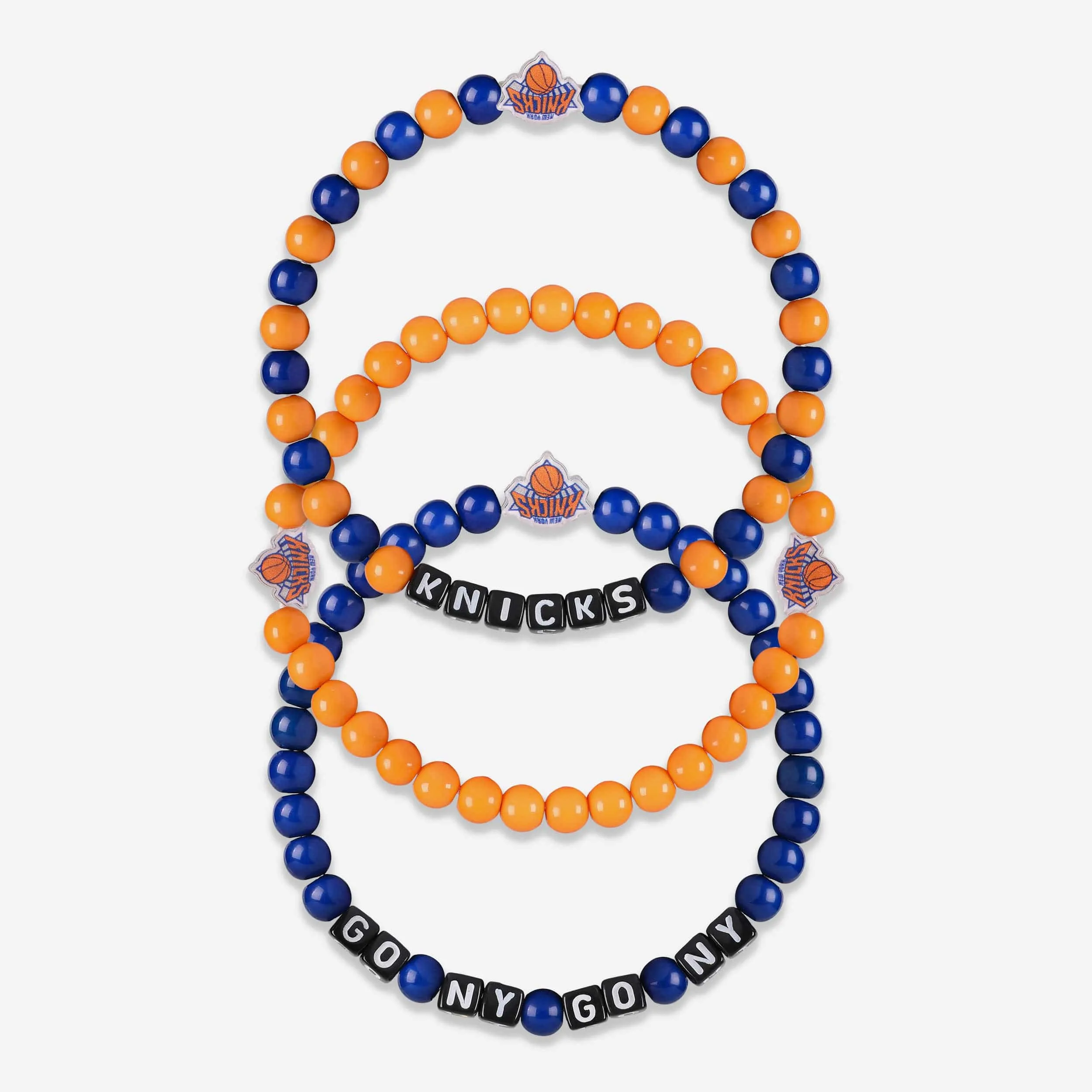 New York Knicks 3 Pack Beaded Friendship Bracelet