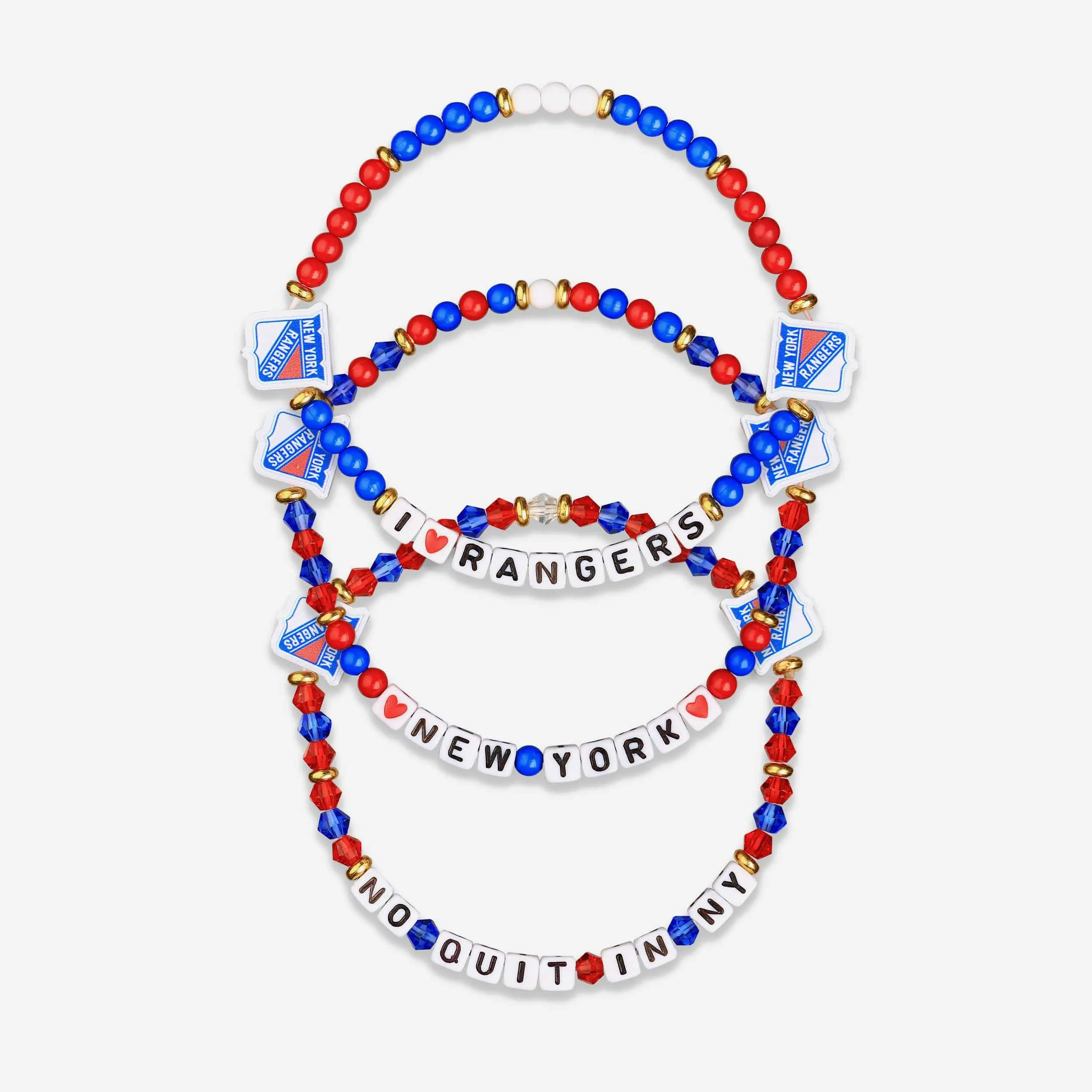 New York Rangers 3 Pack Friendship Bracelet