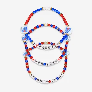 New York Rangers 3 Pack Friendship Bracelet