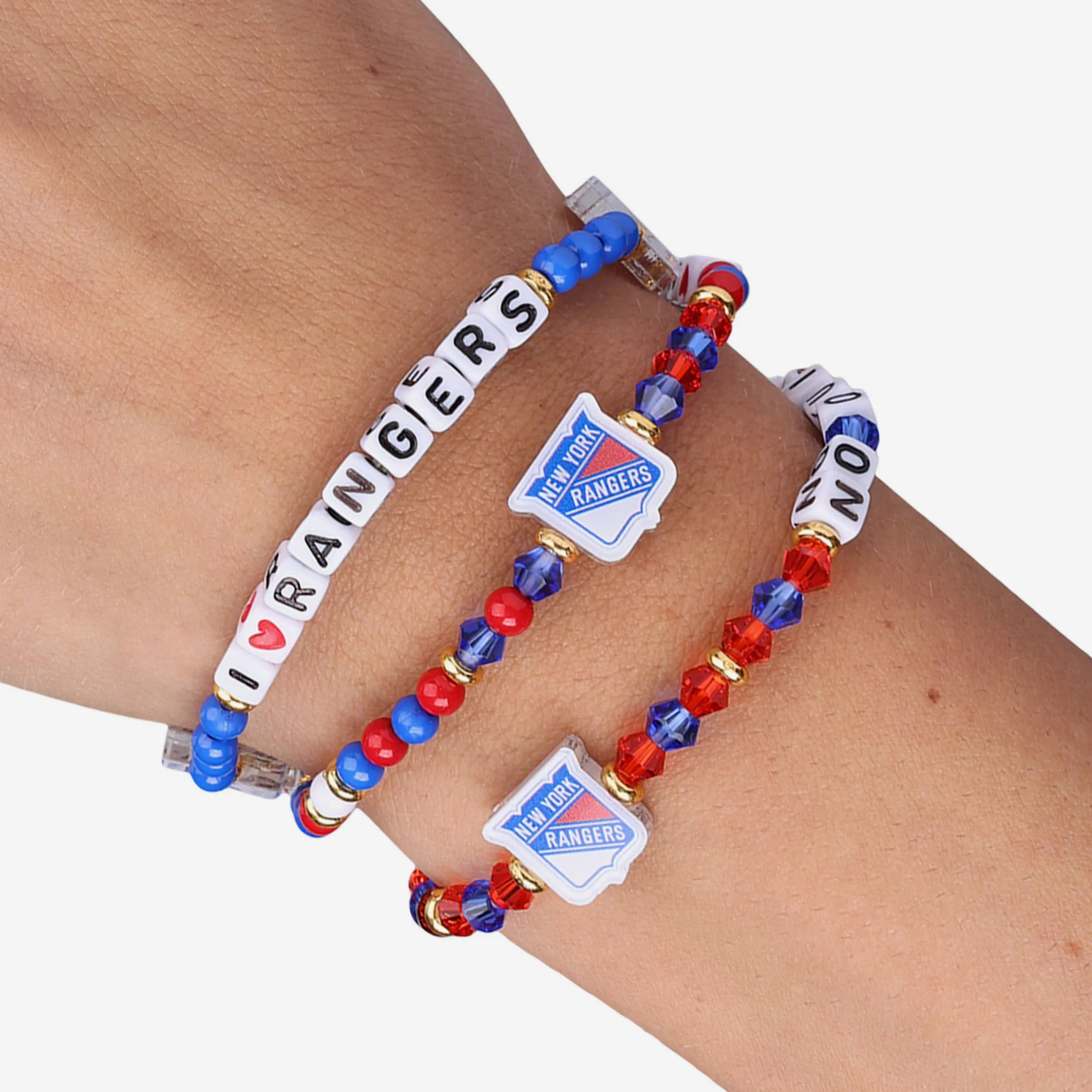 New York Rangers 3 Pack Friendship Bracelet