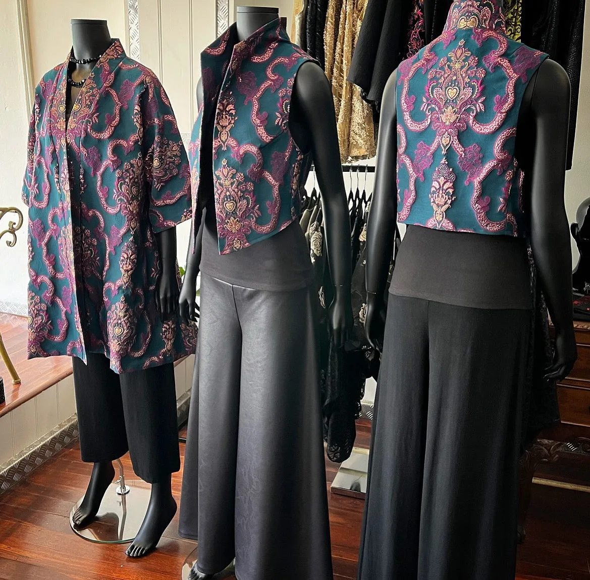 Nikita Vest - Luxe crown brocade - Limited edition