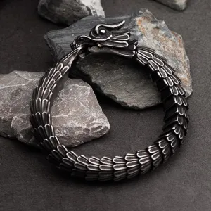 Nordic Stainless Steel Dragon Bracelet