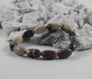 Oblong Midnight Porcelain Jasper Bracelet CLOSEOUT