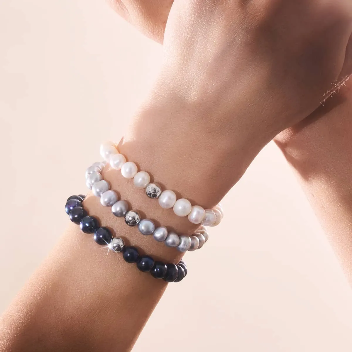 Ocean Goddess | .925 Sterling Silver | Freshwater Pearl Bracelet