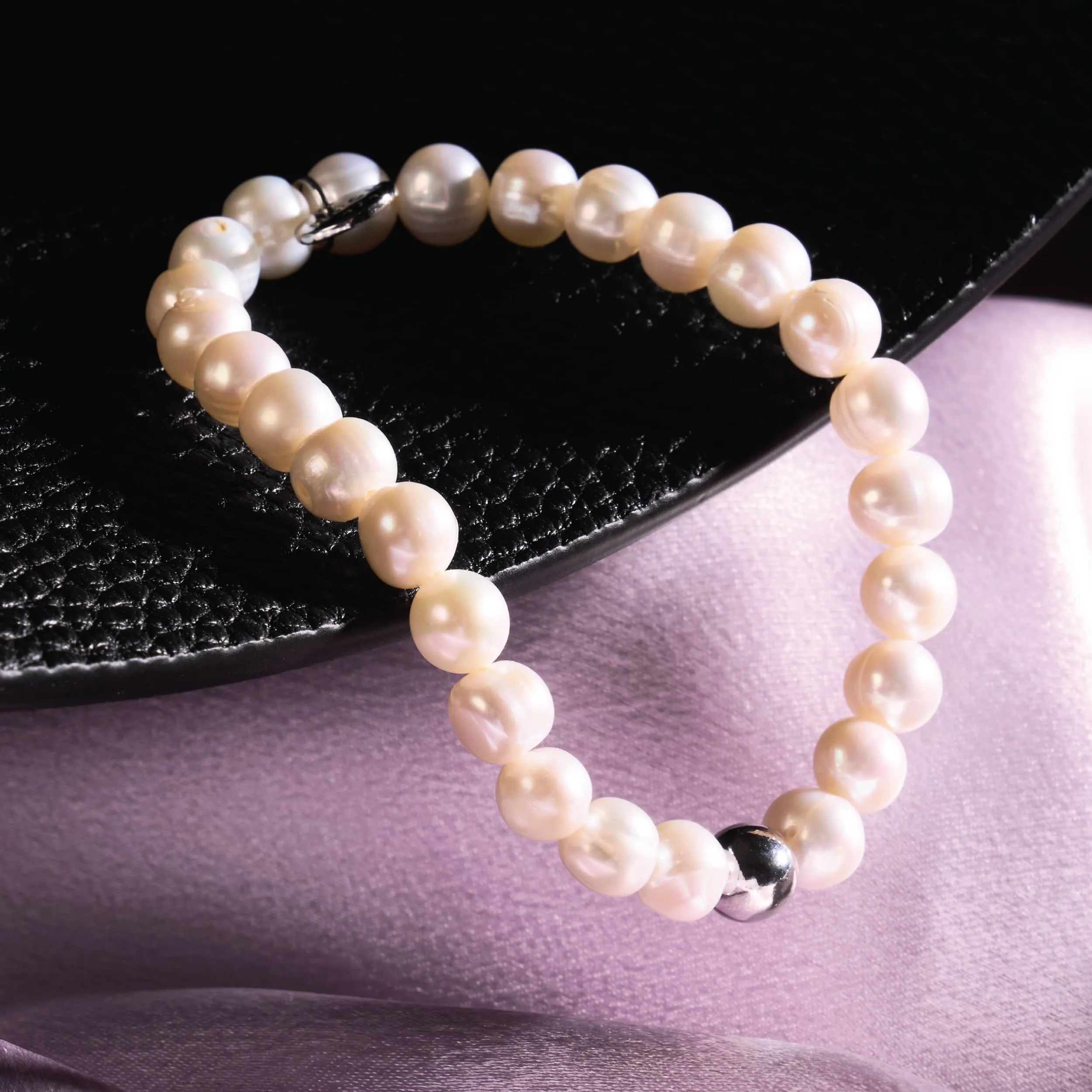 Ocean Goddess | .925 Sterling Silver | Freshwater Pearl Bracelet