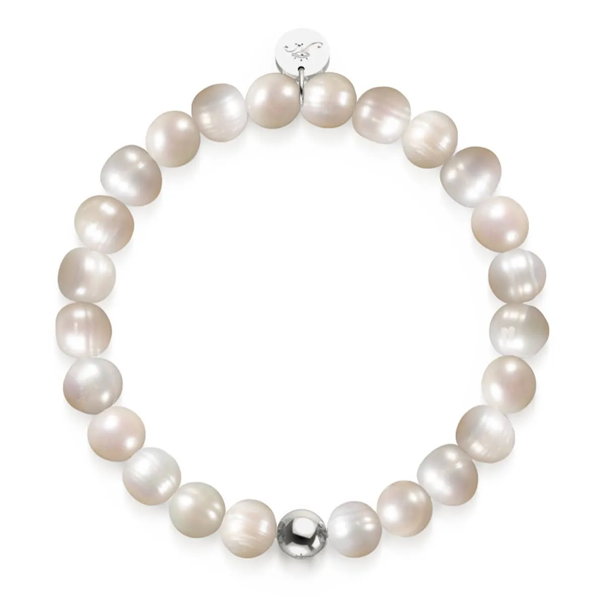 Ocean Goddess | .925 Sterling Silver | Freshwater Pearl Bracelet