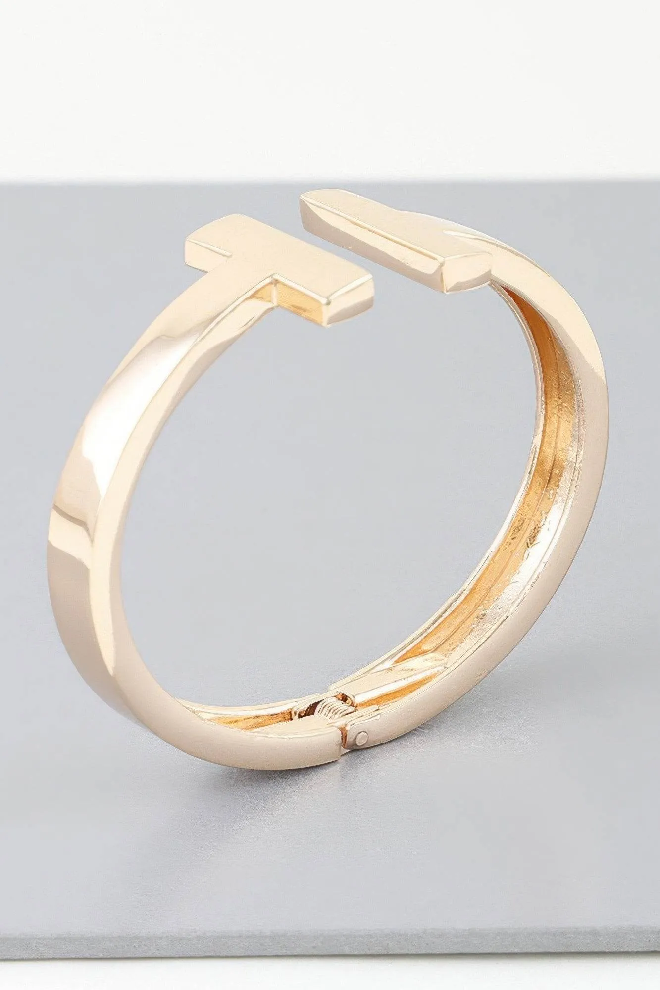 Open Pillar Cuff Bracelet