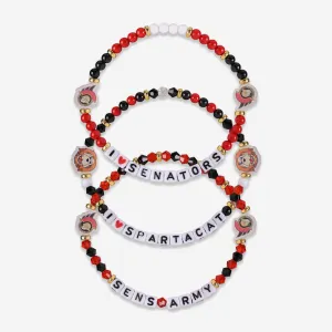 Ottawa Senators 3 Pack Friendship Bracelet