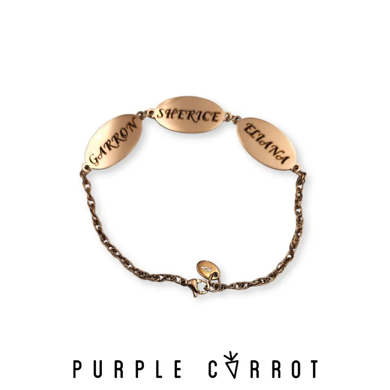 Oval Disc Bracelet