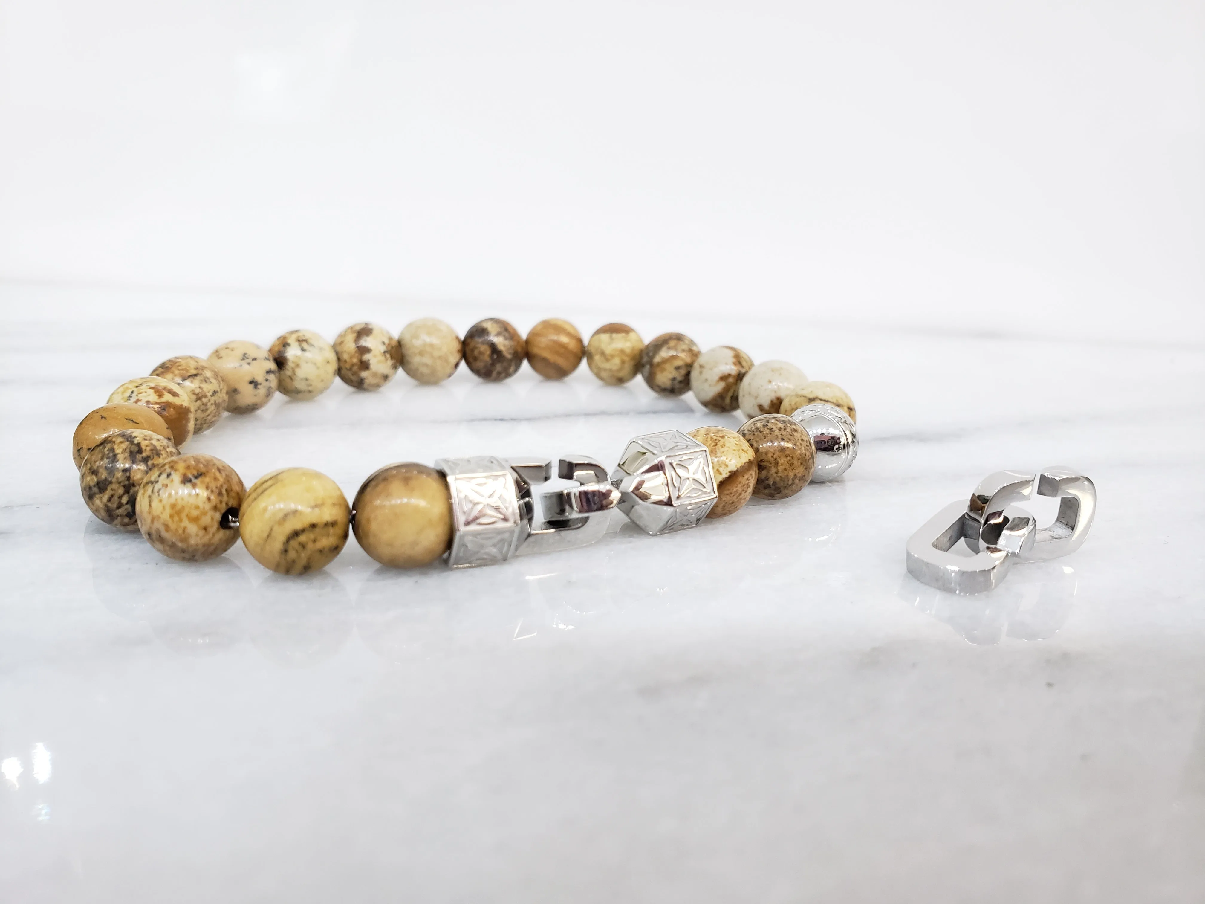 Paesina Stone Bracelet