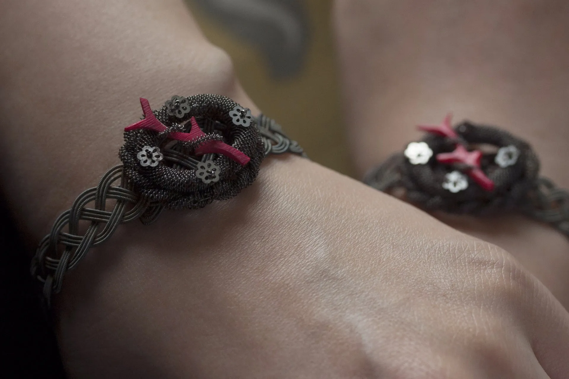 Pair of Silesian Iron Bracelets