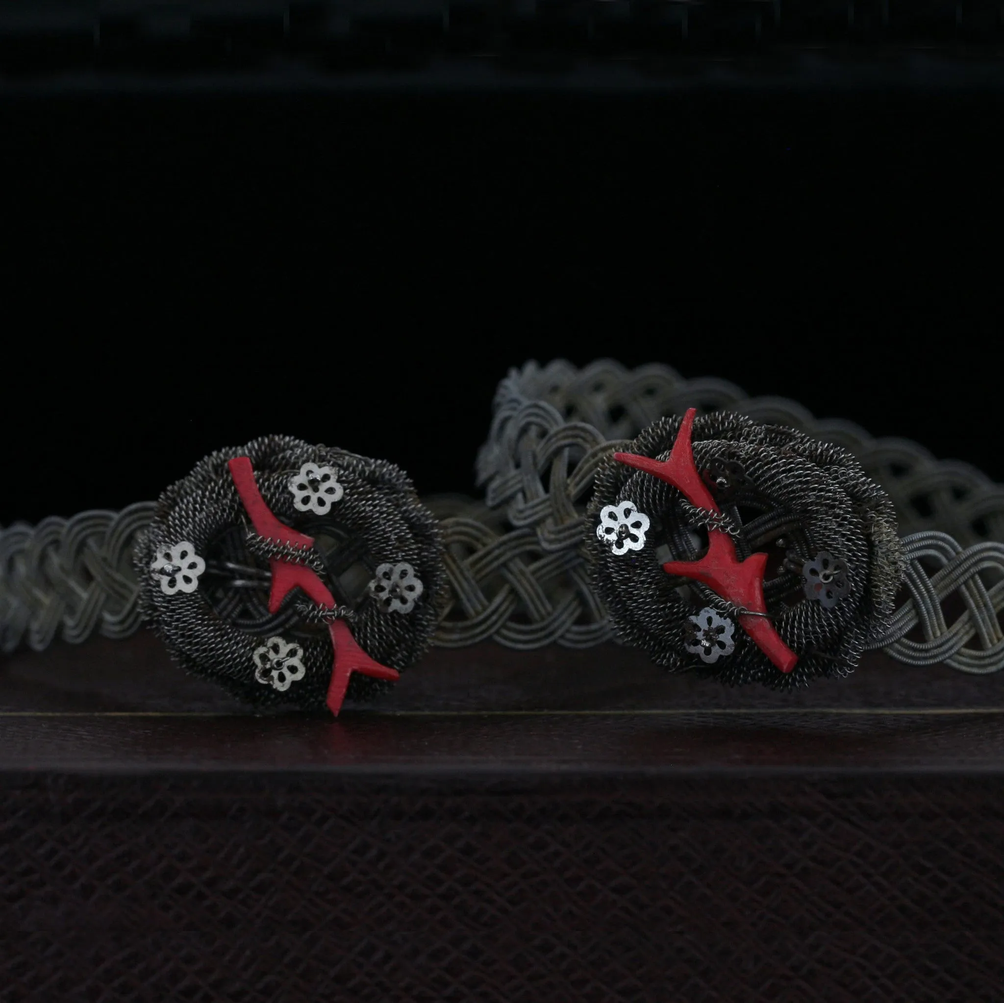 Pair of Silesian Iron Bracelets
