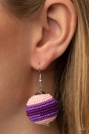 Paparazzi Zest Fest -Purple Earrings
