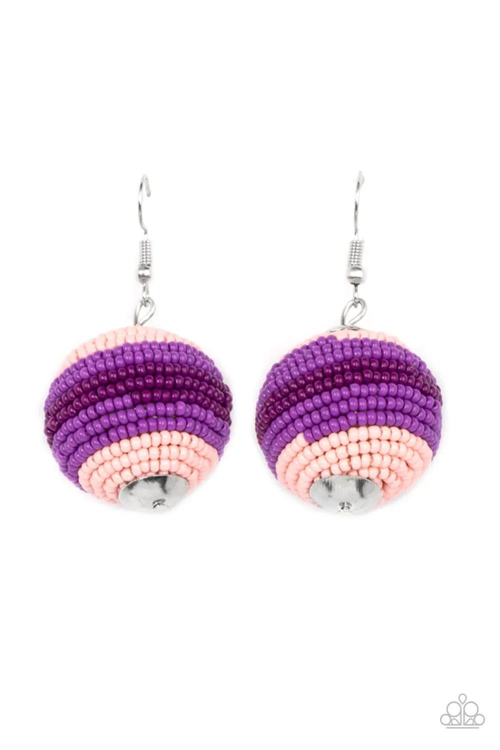 Paparazzi Zest Fest -Purple Earrings