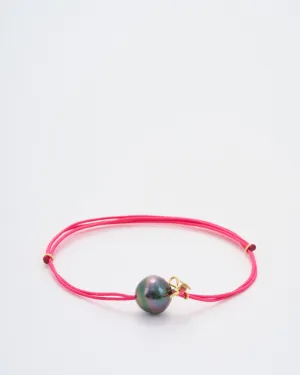 pearl adjustable cord bracelet