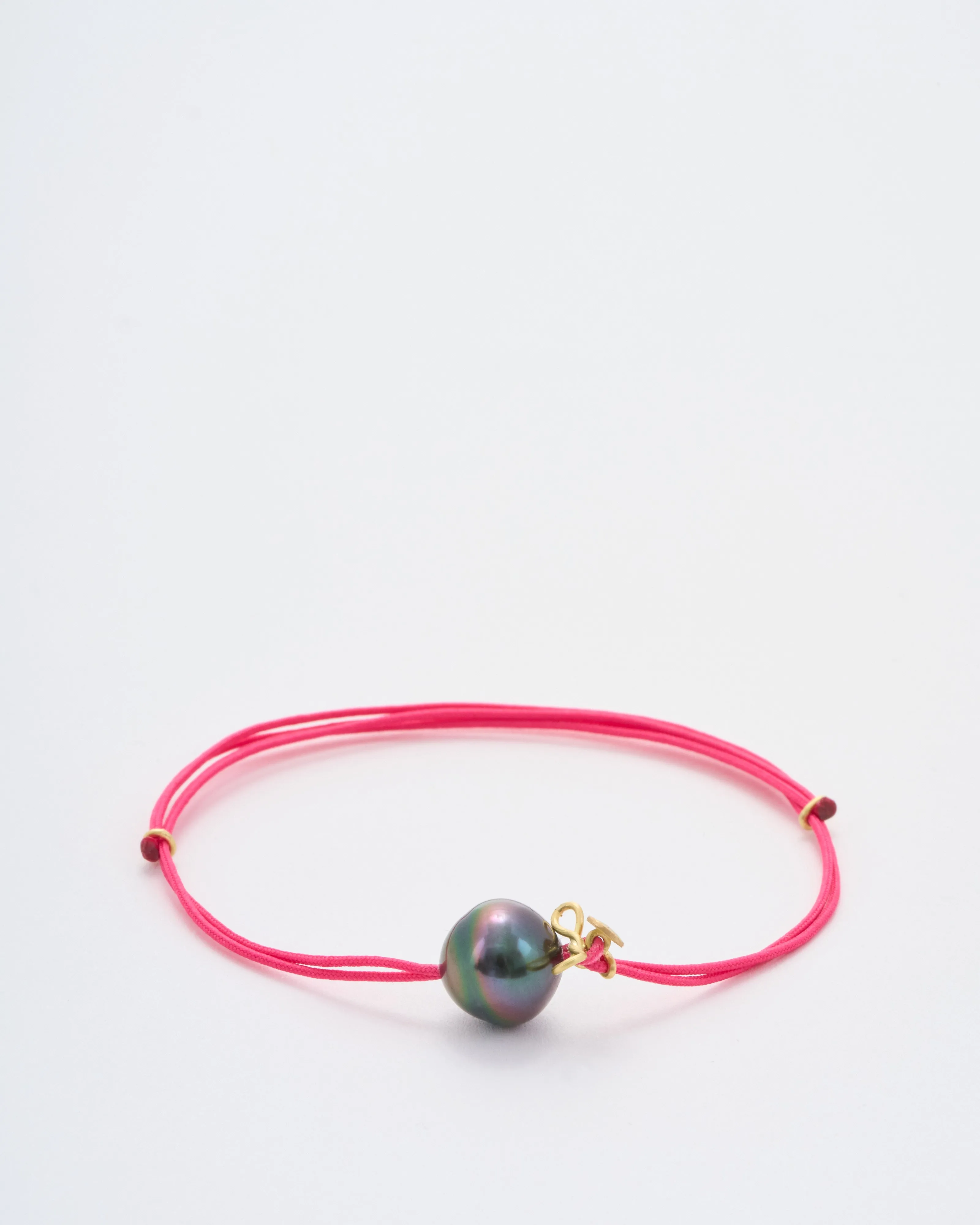 pearl adjustable cord bracelet