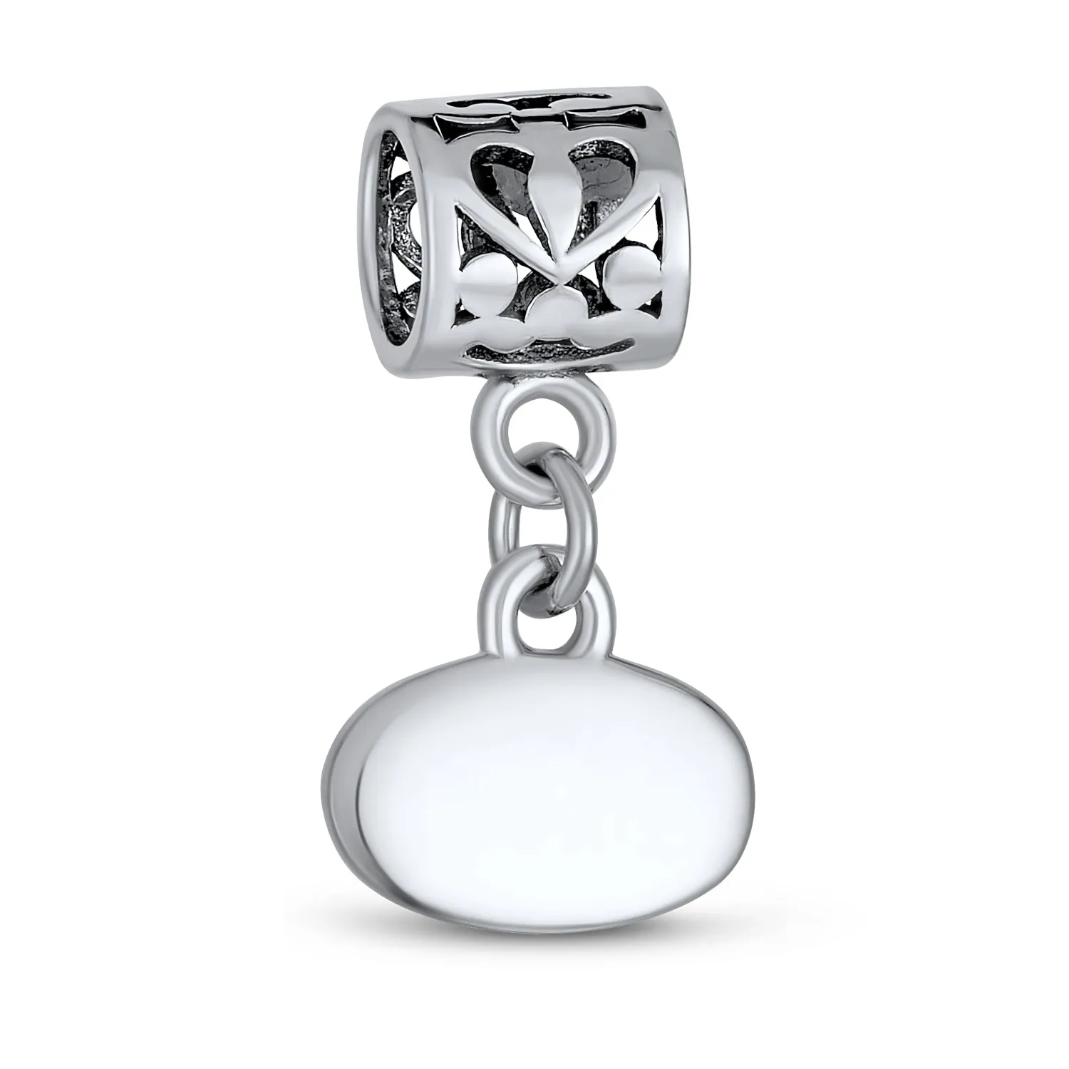 Personalized Graduate Dangle Charm Bead Sterling Silver for European Bracelet