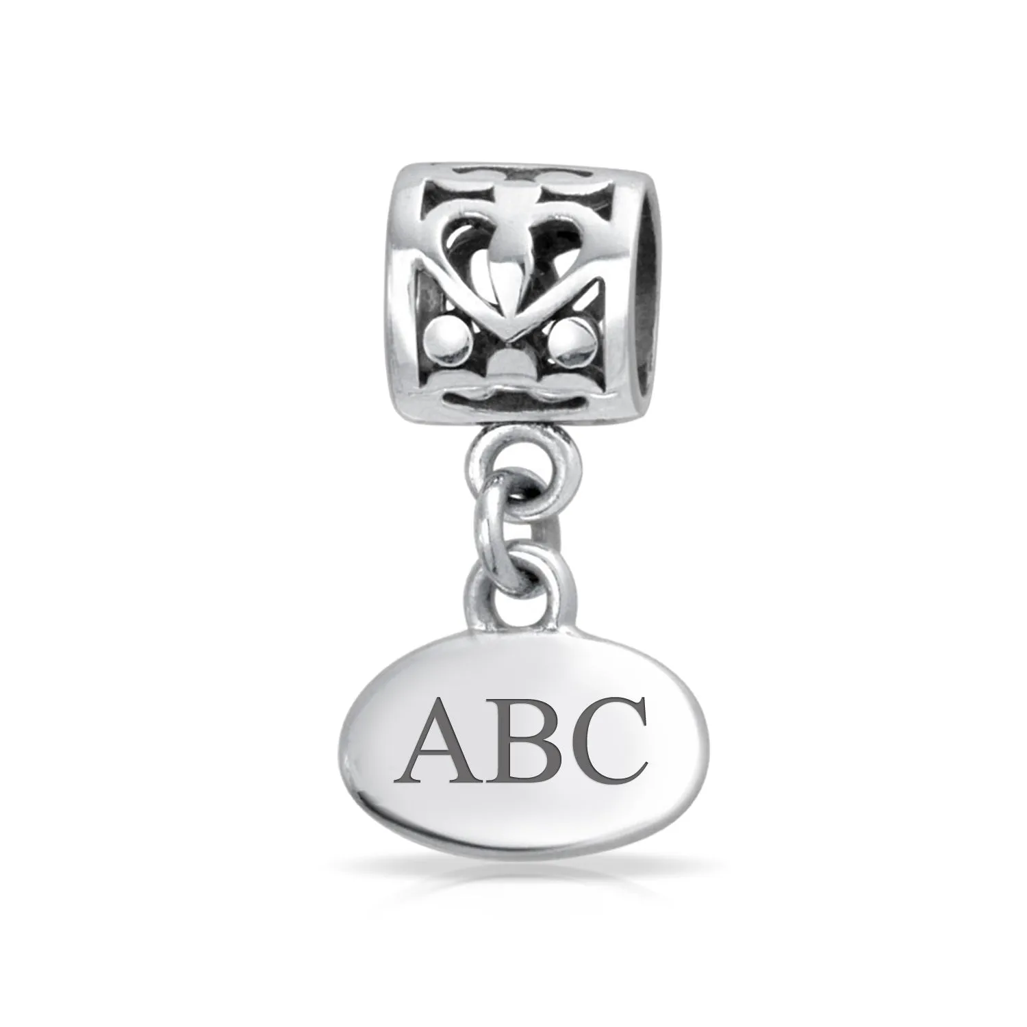 Personalized Graduate Dangle Charm Bead Sterling Silver for European Bracelet