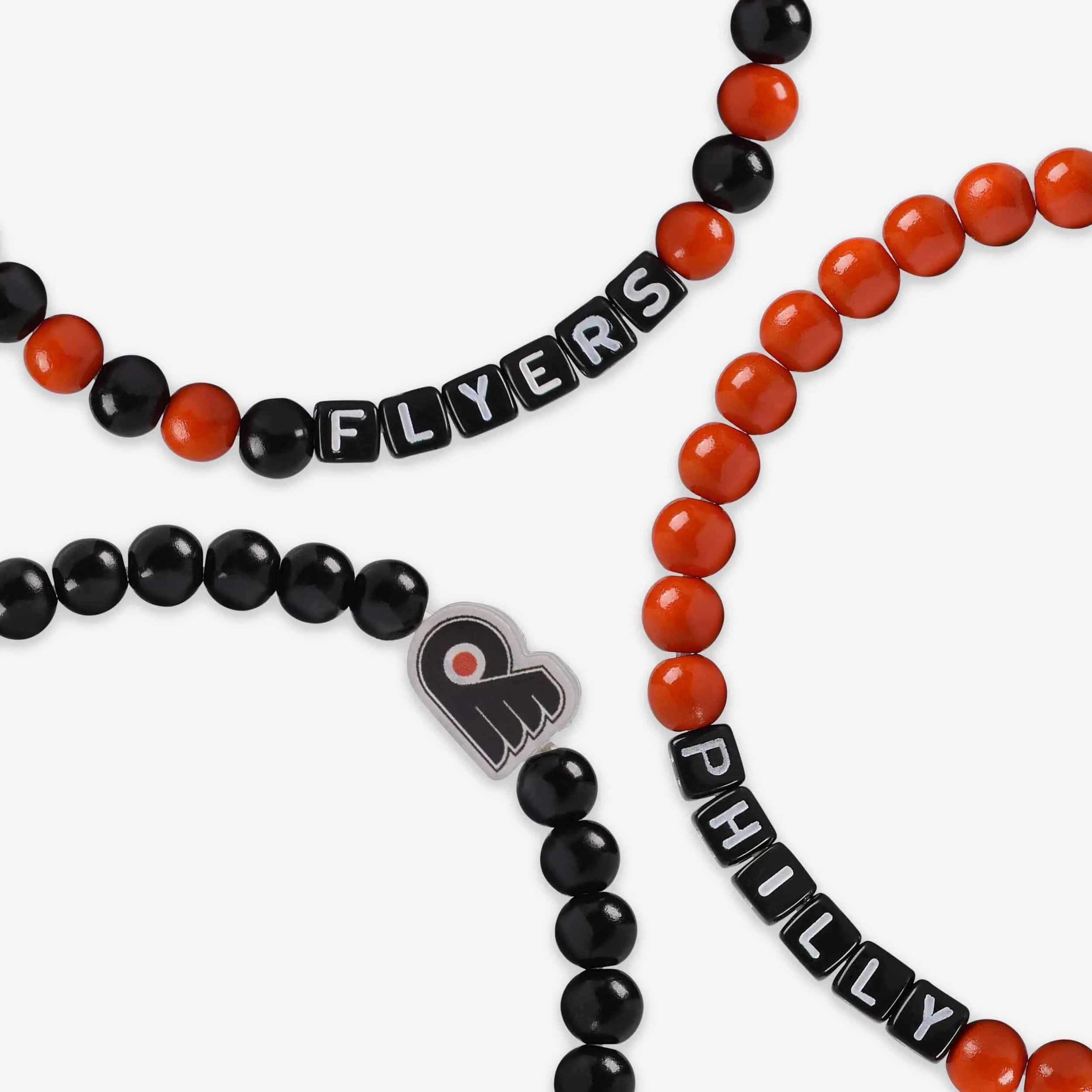 Philadelphia Flyers 3 Pack Beaded Friendship Bracelet