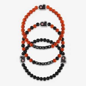 Philadelphia Flyers 3 Pack Beaded Friendship Bracelet