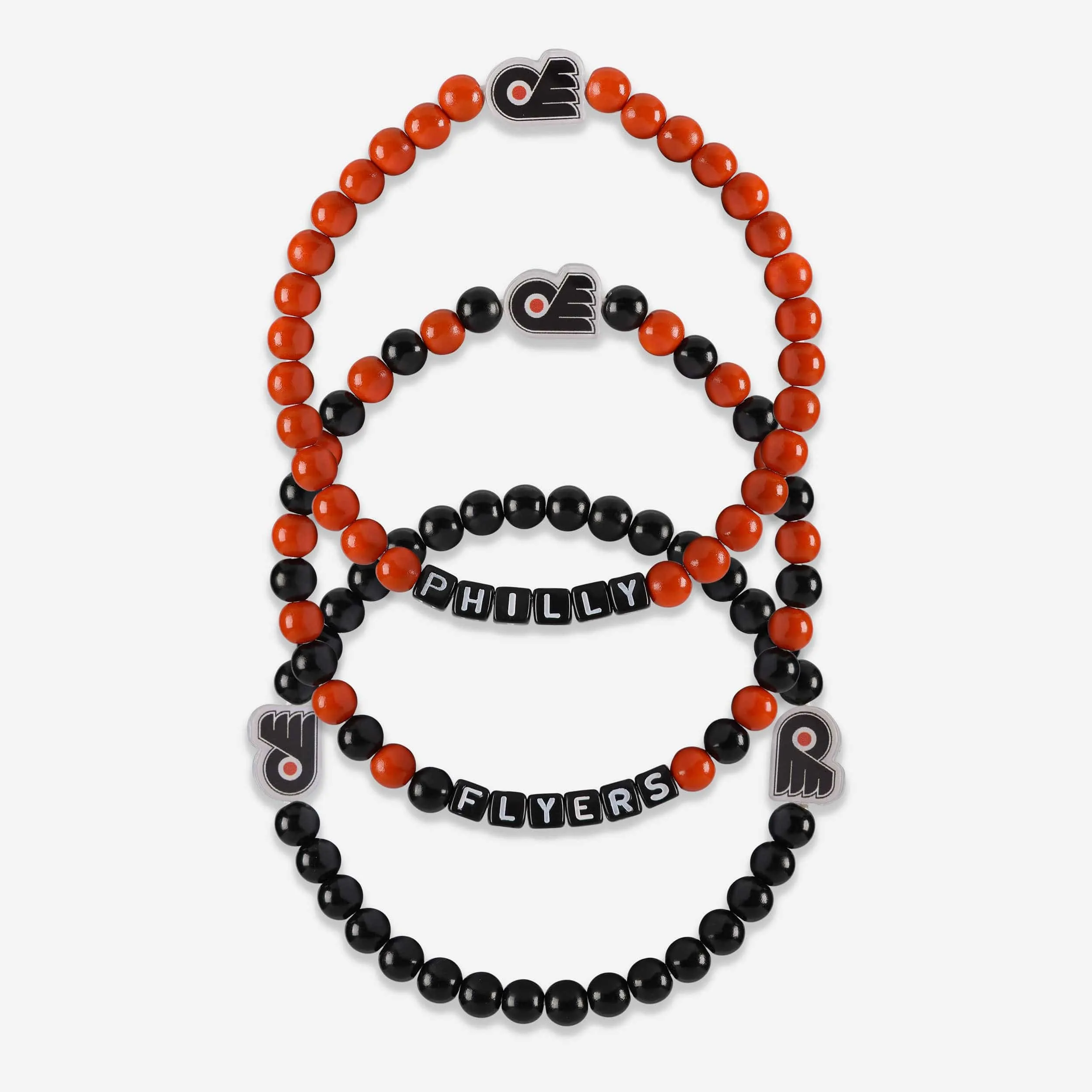 Philadelphia Flyers 3 Pack Beaded Friendship Bracelet