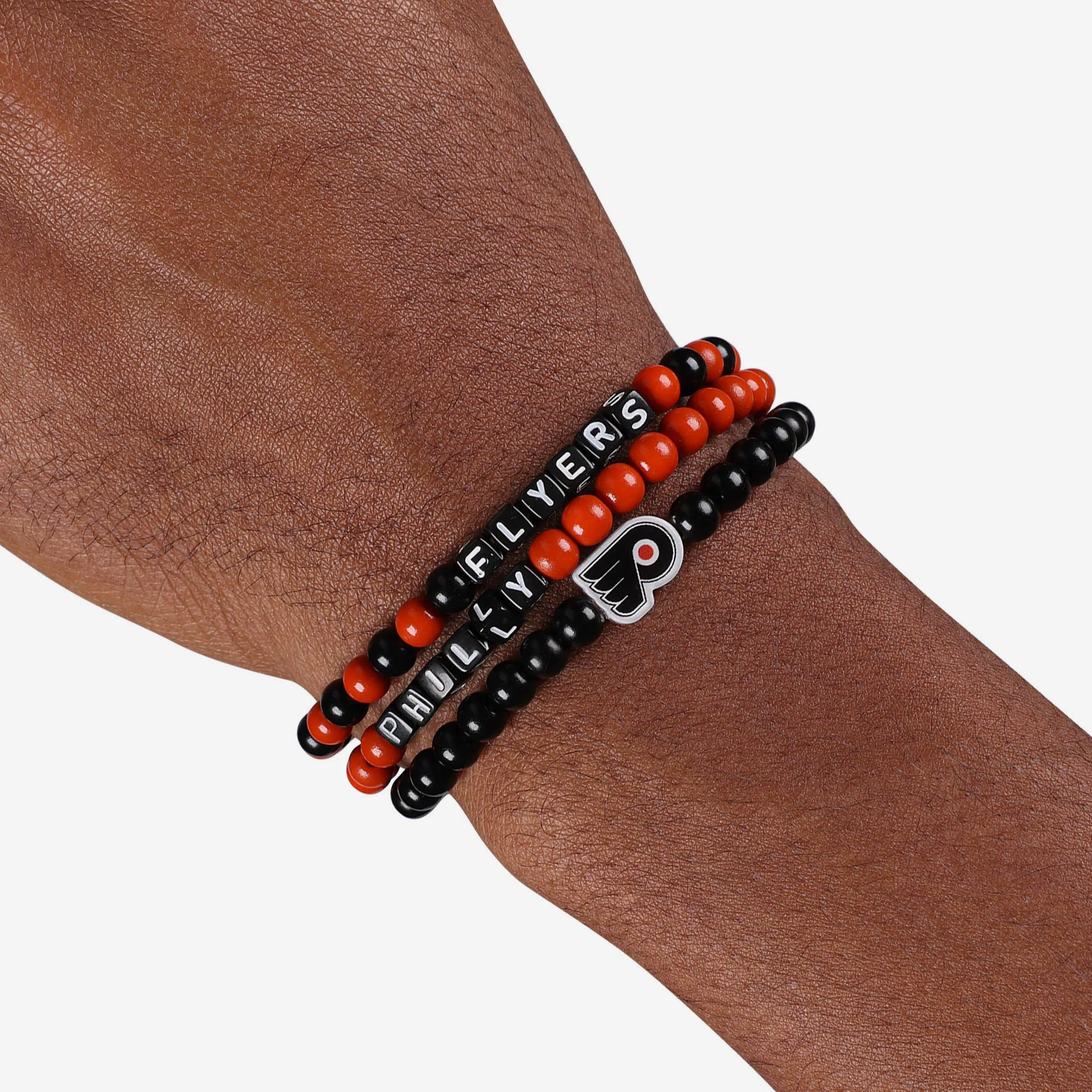Philadelphia Flyers 3 Pack Beaded Friendship Bracelet