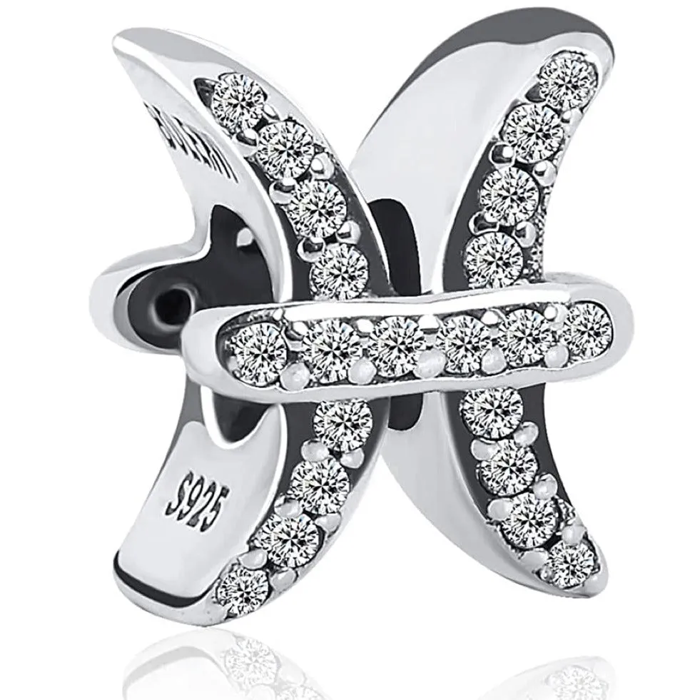 Pisces Zodiac Bead Charm