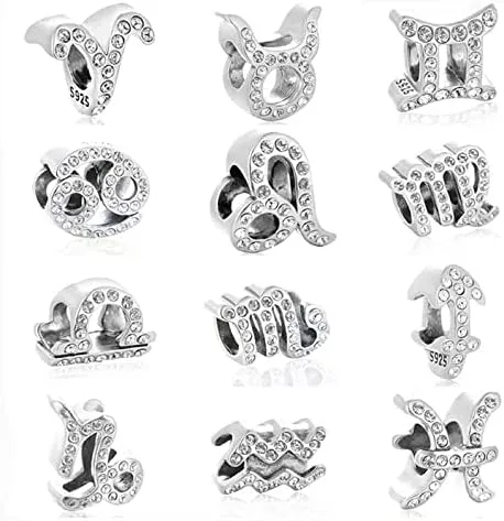 Pisces Zodiac Bead Charm