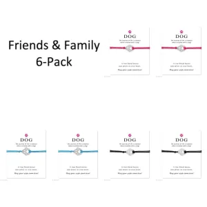 "Wish Upon a Paw" Friends & Family 6-Pack (Assorted Colors)