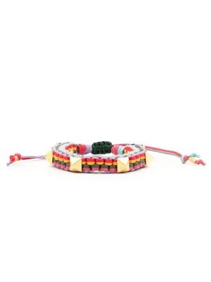 Rockstud braided bracelet
