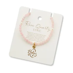 ROSE QUARTZ & PEARL PROSPERITY BRACELET