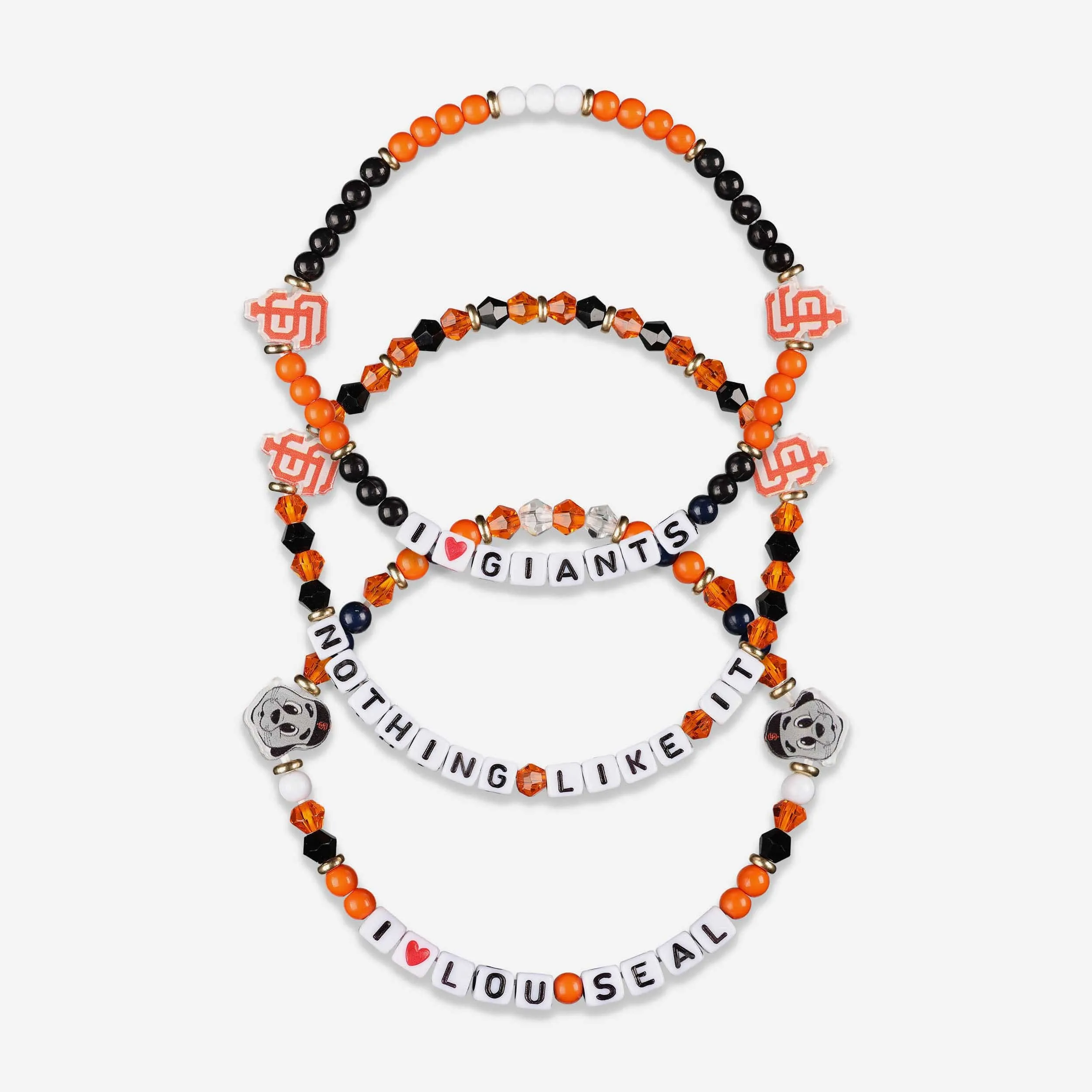 San Francisco Giants 3 Pack Friendship Bracelet